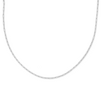 Leslie's 14K White Gold Polished Fancy Link Necklace - Image 2