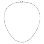 Leslie's 14K White Gold Polished Fancy Link Necklace - Image 4