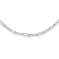 Leslie's 14K White Gold Polished Fancy Link Necklace