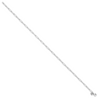 Leslie's 14K White Gold Polished Fancy Link Bracelet - Image 2