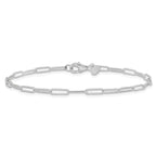 Leslie's 14K White Gold Polished Fancy Link Bracelet - Image 3