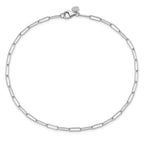 Leslie's 14K White Gold Polished Fancy Link Bracelet - Image 4