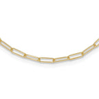 Leslie's 14K Polished Fancy Link Necklace