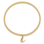 Leslie's 14k Polished Butterfly Stretch Bracelet - Image 2