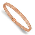 Leslie's 14k with Rose Gold Plating Stretch Bangle