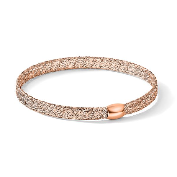 Leslie's 14k with Rose Gold Plating Stretch Bangle - Image 3