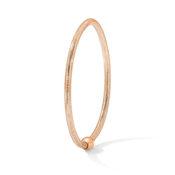 Leslie's 14k with Rose Gold Plating Stretch Bangle - Image 3