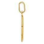 Leslie's 14k Polished and Matte Oval Miraculous Medal - Image 2