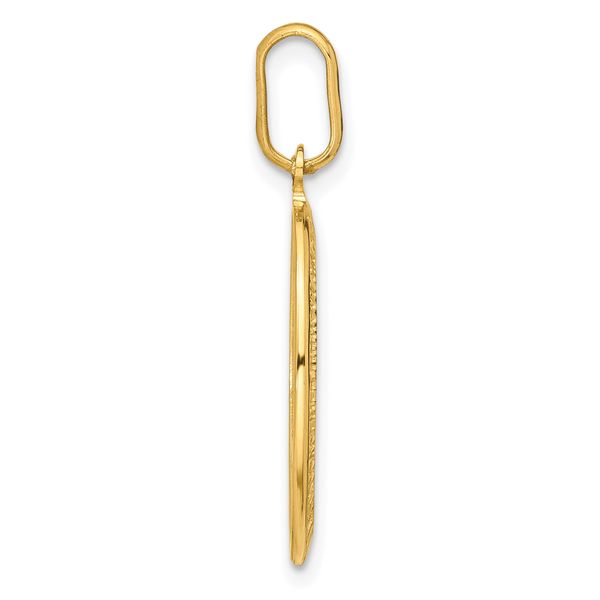 Leslie's 14k Polished and Matte Oval Miraculous Medal - Image 2