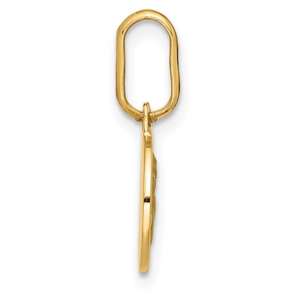 Leslie's 14k Polished and Matte Angel Pendant - Image 2
