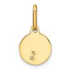 Leslie's 14k Polished and Matte Angel Pendant - Image 3