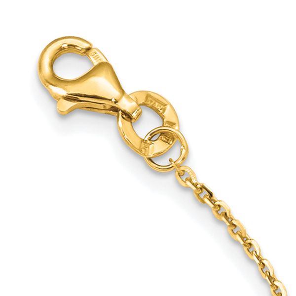 Leslie's 14k Two-tone Polished w/1in ext. Necklace - Image 4