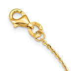 Leslie's 14k Two-tone Polished w/1in ext. Necklace - Image 4