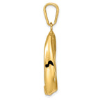 Leslie's 14k Polished Open Teardrop Pendant - Image 2