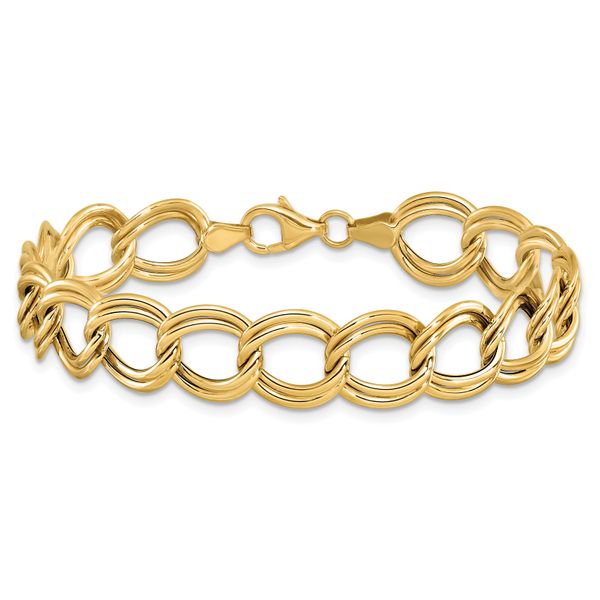 Leslie's 14k Polished Double Link Bracelet - Image 3