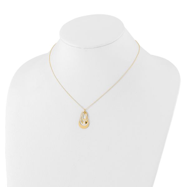 Leslie's 14K Polished with 2in. ext. Necklace - Image 4