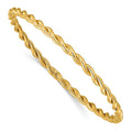 Leslie's 14K Polished Twist Slip-On Bangle