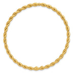 Leslie's 14K Polished Twist Slip-On Bangle - Image 2