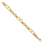 Leslie's 14K Polished Fancy Link Bracelet - Image 2