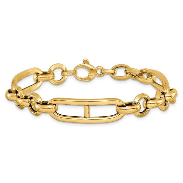 Leslie's 14K Polished Fancy Link Bracelet - Image 3