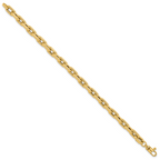 14K Polished Fancy Link Bracelet - Image 2