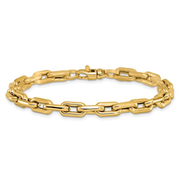 14K Polished Fancy Link Bracelet - Image 3