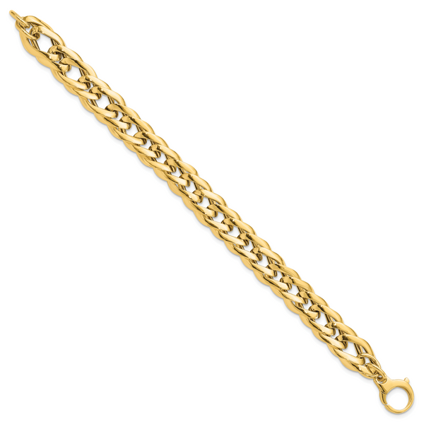 Leslie's 14K Polished Hollow Fancy Link Bracelet - Image 2