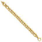 Leslie's 14K Polished Hollow Fancy Link Bracelet - Image 2