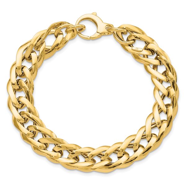 Leslie's 14K Polished Hollow Fancy Link Bracelet - Image 4