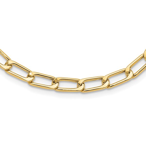 Leslie's 14K Polished Hollow Fancy Link Necklace