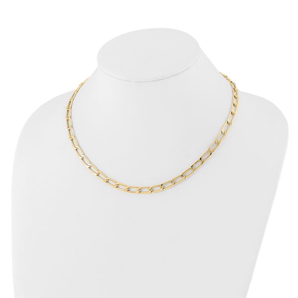 Leslie's 14K Polished Hollow Fancy Link Necklace - Image 2