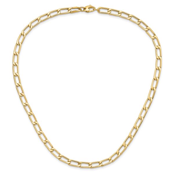 Leslie's 14K Polished Hollow Fancy Link Necklace - Image 3