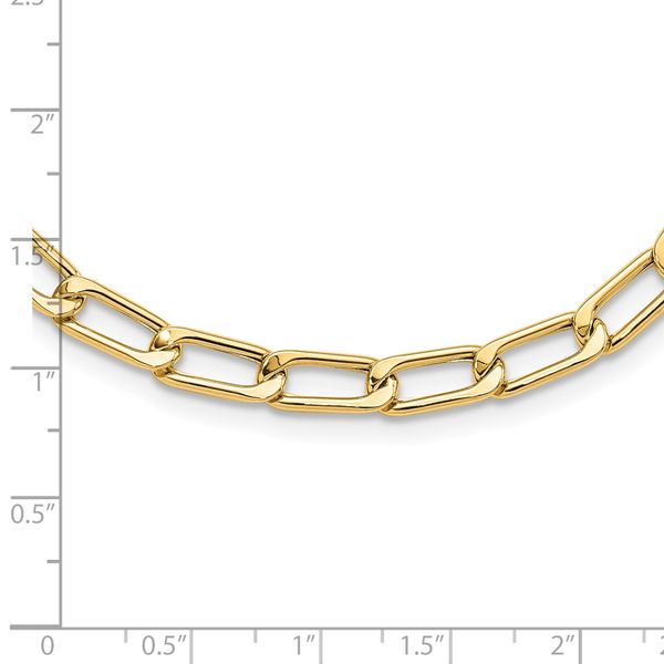 Leslie's 14K Polished Hollow Fancy Link Necklace - Image 4