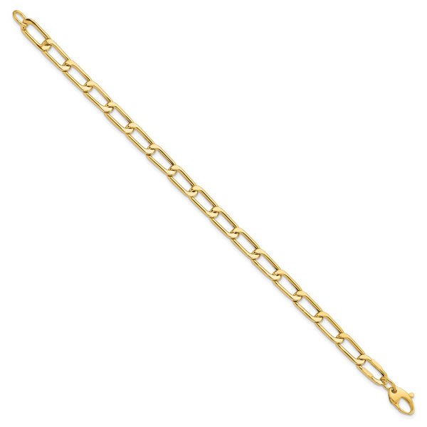 Leslie's 14K Polished Hollow Fancy Link Bracelet - Image 2