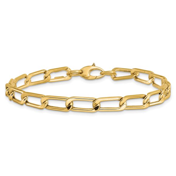 Leslie's 14K Polished Hollow Fancy Link Bracelet - Image 3