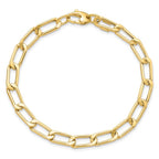 Leslie's 14K Polished Hollow Fancy Link Bracelet - Image 4