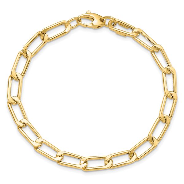 Leslie's 14K Polished Hollow Fancy Link Bracelet - Image 4