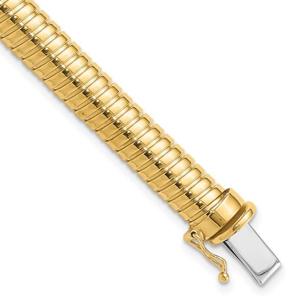 Leslie's 14K Polished 7.5mm Domed Bracelet