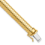 Leslie's 14K Polished 7.5mm Domed Bracelet