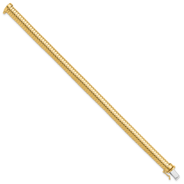 Leslie's 14K Polished 7.5mm Domed Bracelet - Image 2