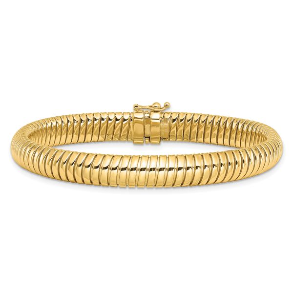 Leslie's 14K Polished 7.5mm Domed Bracelet - Image 3
