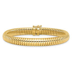 Leslie's 14K Polished 7.5mm Domed Bracelet - Image 3