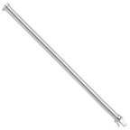 14K White Gold Polished 7.5mm Domed Bracelet - Image 2