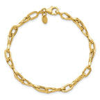 Leslie's 14K Polished Fancy Link Bracelet - Image 4
