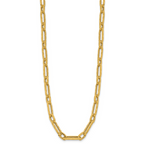 Leslie's 14K Polished and Textured Fancy Link Necklace - Image 2