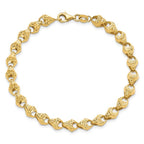 Leslie's 14K Diamond-cut Fancy Link Bracelet - Image 4