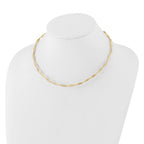 14K Polished Twisted Stretch Necklace - Image 2