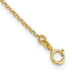 14K Polished and Filigree Diamond Shape with 1in. ext. Necklace - Image 3