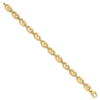 Leslie's 14K Polished Fancy Link Bracelet - Image 2