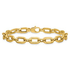 14K Polished Fancy Link Bracelet - Image 3